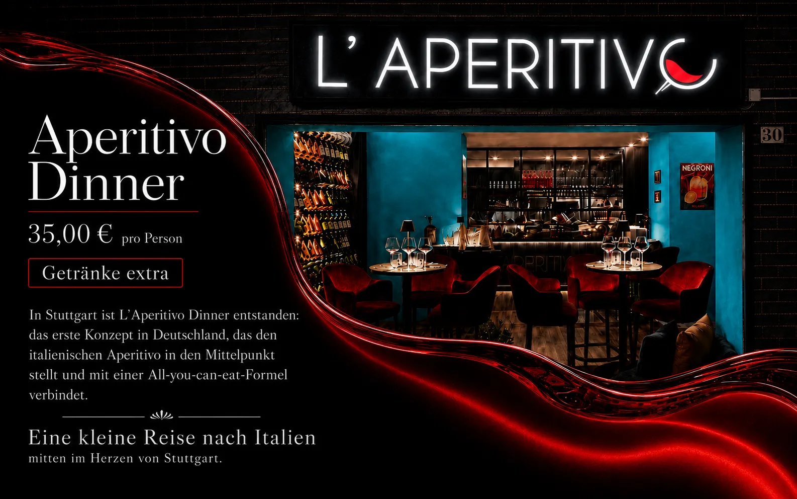 L'Aperitivo Stuttgart Banner